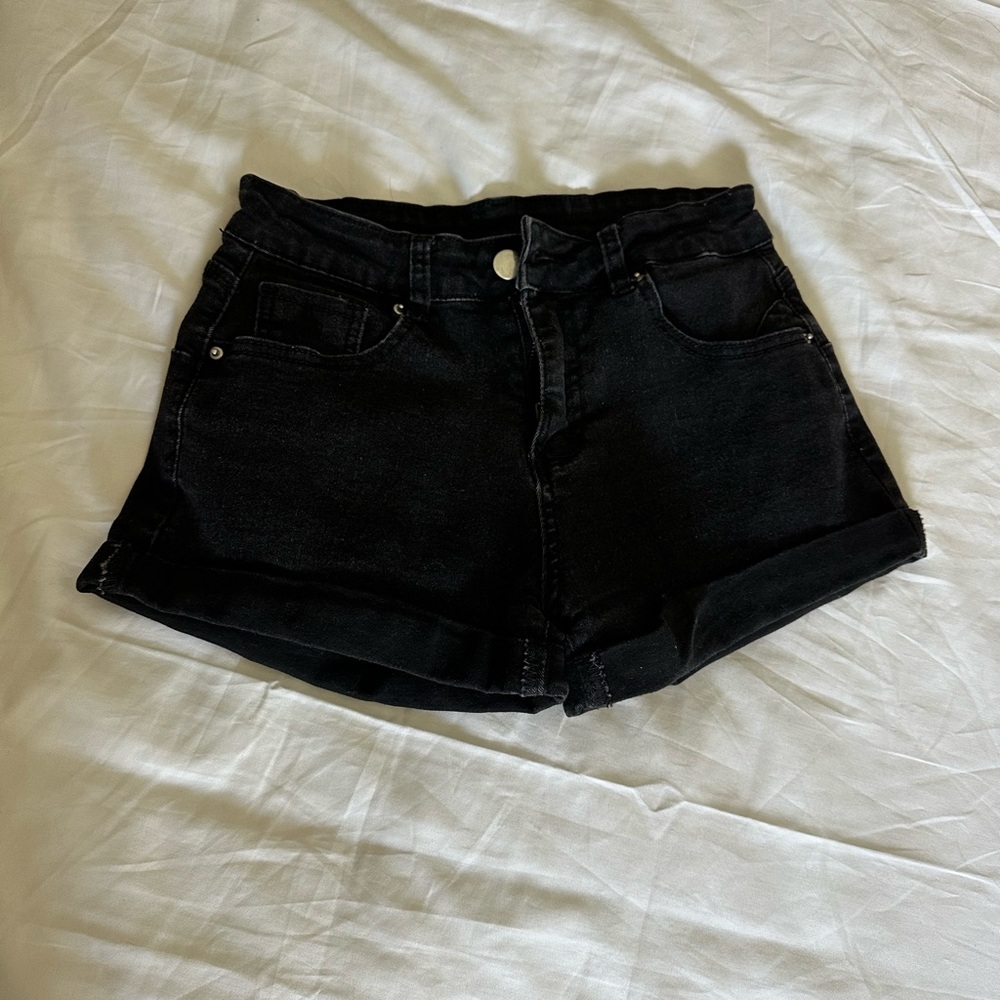 *REMOVING JUNE 30th* Women's Black Denim Shorts